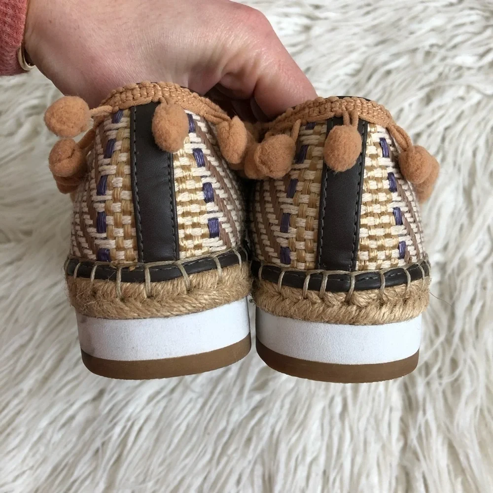 Sondra Roberts Ellie Pompom Platform Espadrille